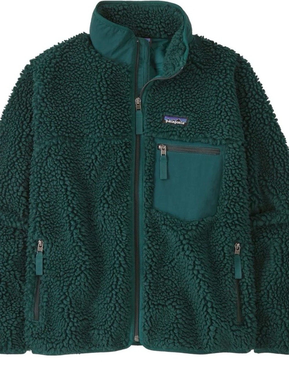 Patagonia  Green Sherpa Puffer Jacket